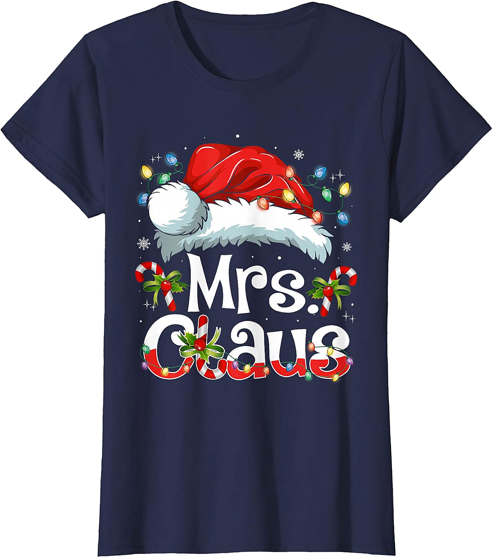 Mrs. Claus Christmas Apparel | Festive Holiday Tee