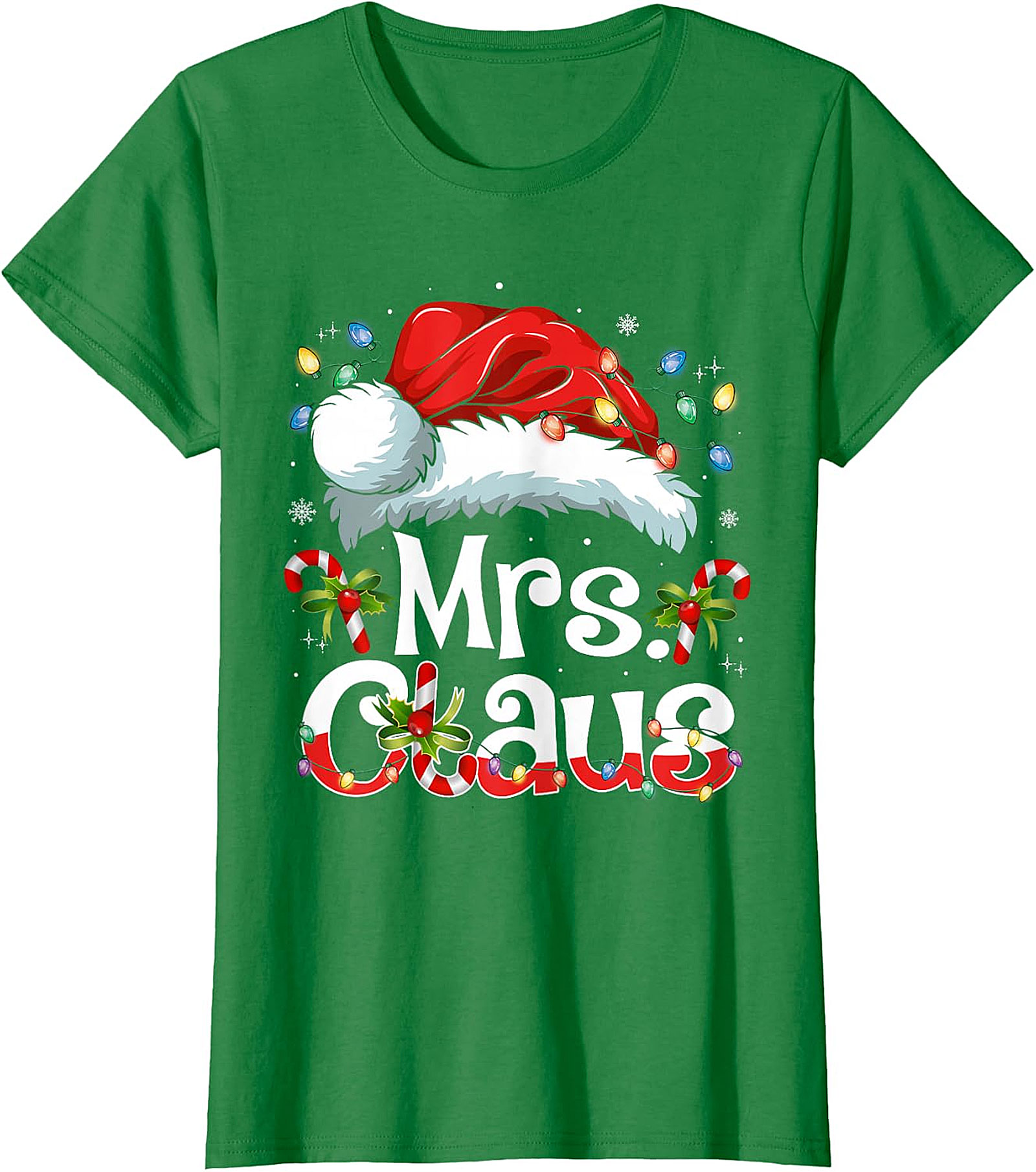 Mrs. Claus Christmas Apparel | Festive Holiday Tee