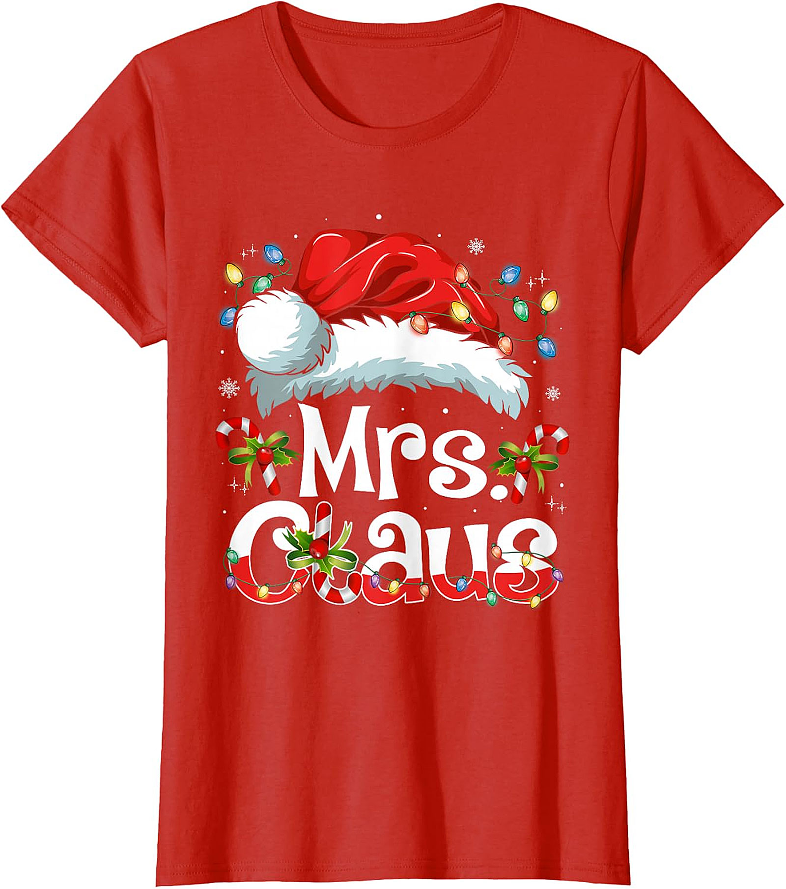 Mrs. Claus Christmas Apparel | Festive Holiday Tee