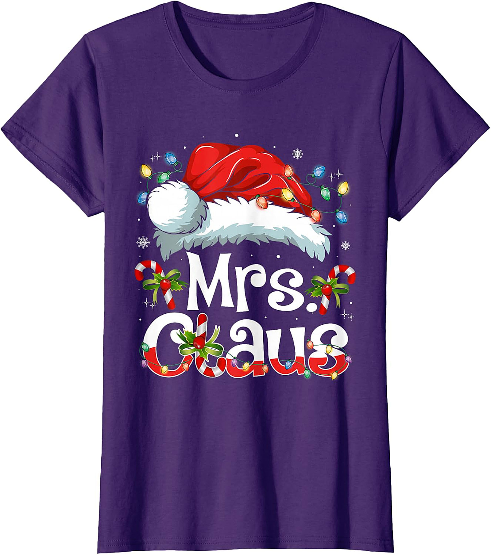Mrs. Claus Christmas Apparel | Festive Holiday Tee