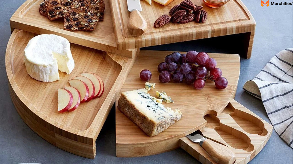 Compact Swivel Cheese Board