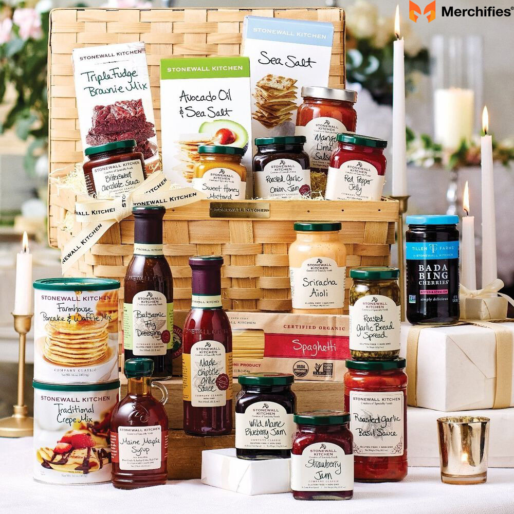Stoneware Kitchen Gift Basket