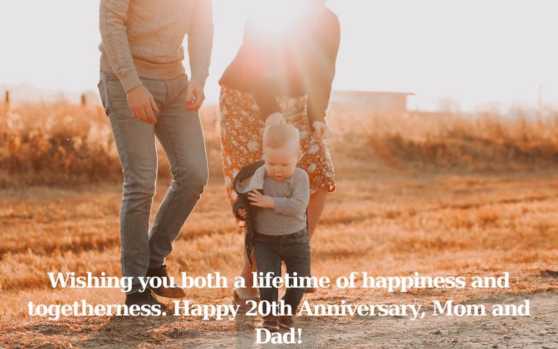 20th Anniversary Wishes For Parents