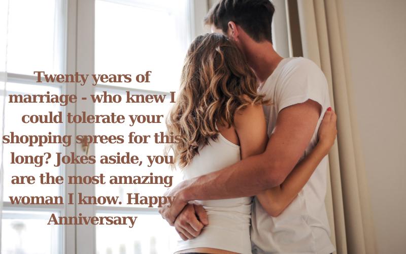 20th Wedding Anniversary Quotes For Wife