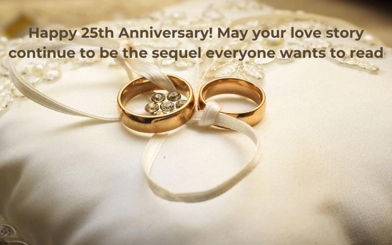 25th Wedding Anniversary Messages For Couples