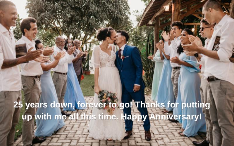 25th Wedding Anniversary Quotes For Husband