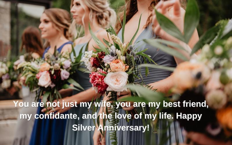 25th Wedding Anniversary Quotes For Wife