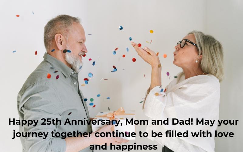 25th Wedding Anniversary Wishes For Parents