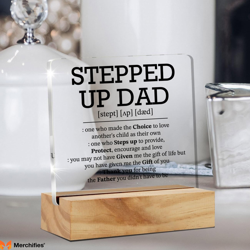 Stepfather Desk Plaque
