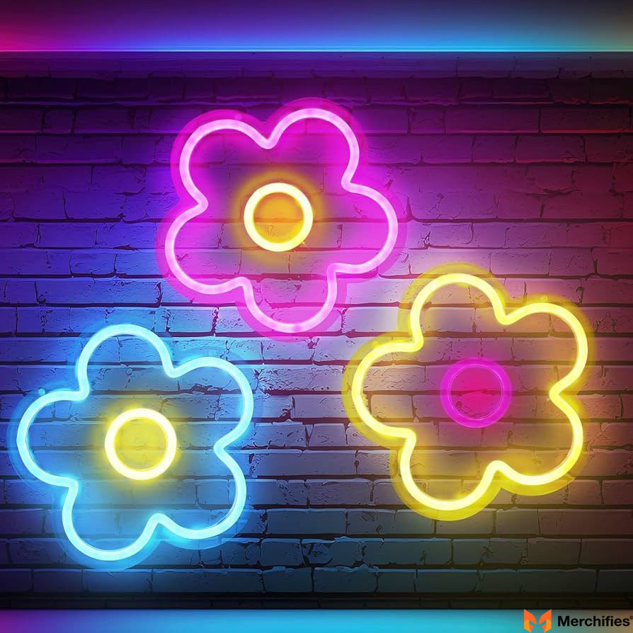 Neon Wall Sign With LED Lights