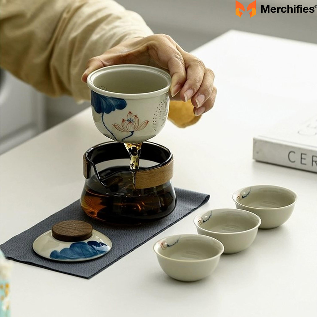 Gift Set with Miniature Cups of Tea