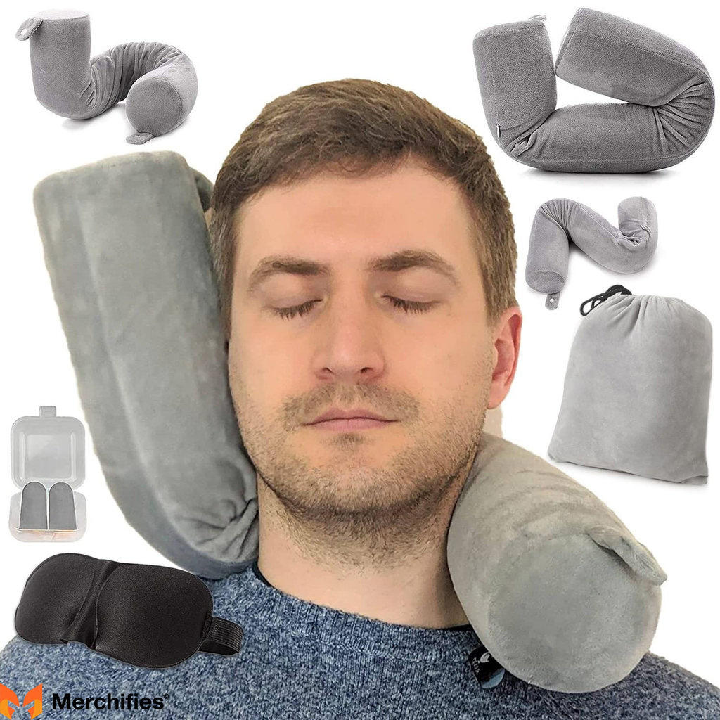 Travel Pillow Twist Memory Foam