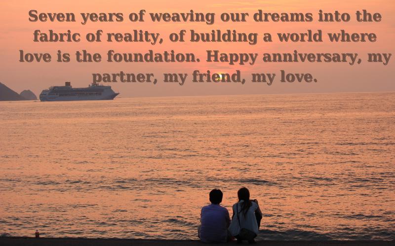 7th Wedding Anniversary Wishes To Your Husband