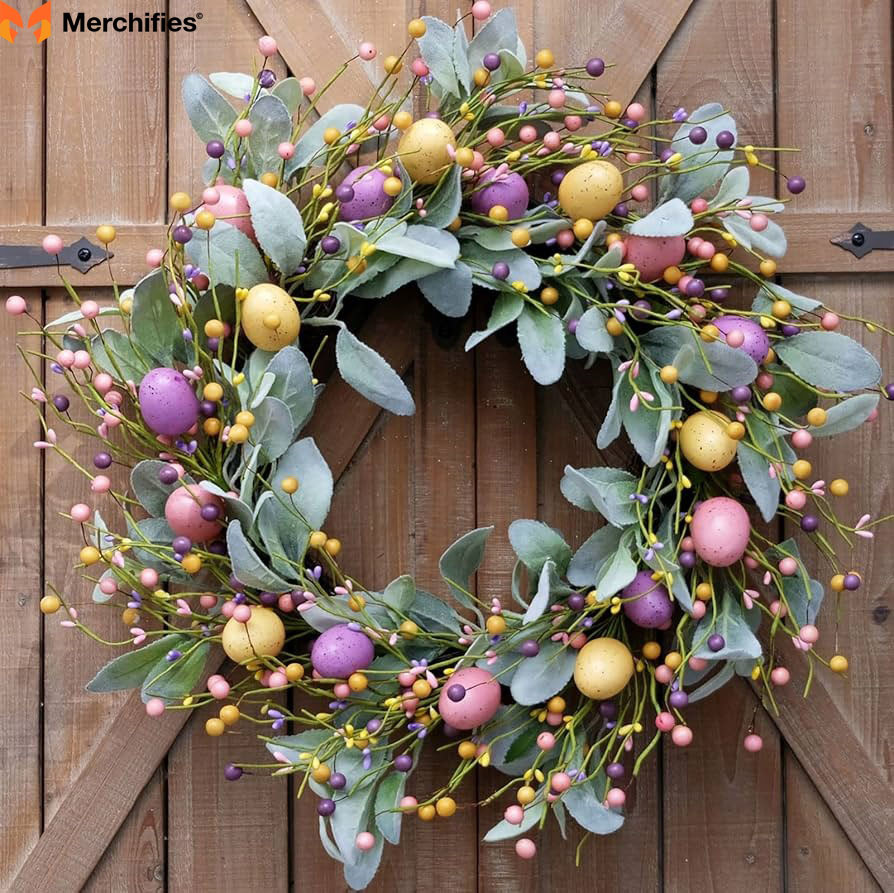 Wreath With Easter Eggs