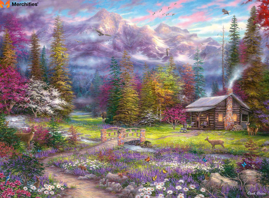 ‘Inspirations Of Spring’ 1,000-Piece Jigsaw Puzzle