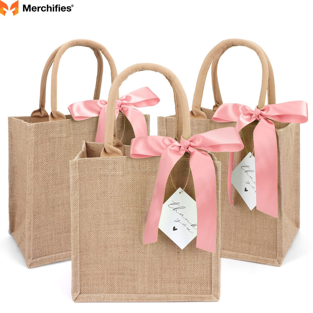 Burlap Tote Bag