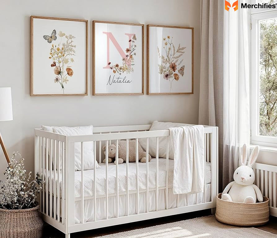 Monogrammed Nursery Elegance