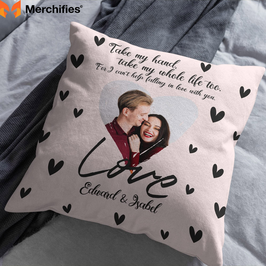 Custom Valentine’s Day Pillow for Boyfriend