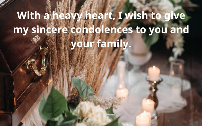 Condolence Message for the loss of a Spouse or Partner