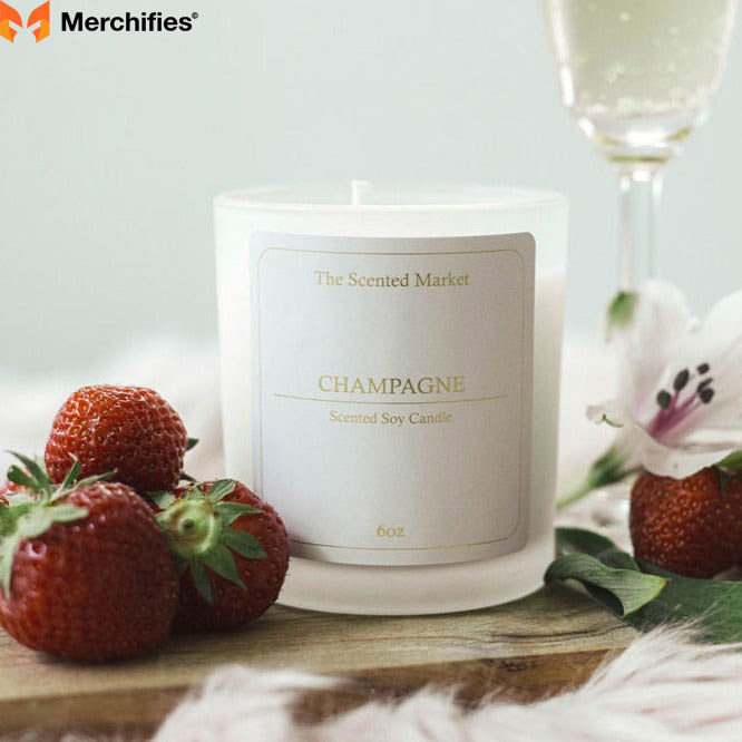 Champagne-Scented Candles