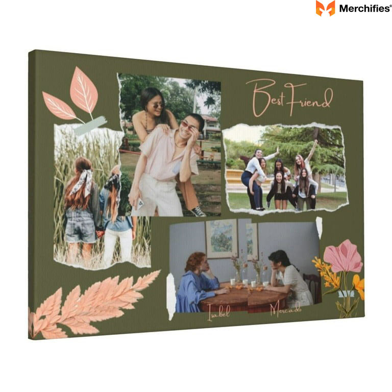BFF Personalized Canvas Wall Art