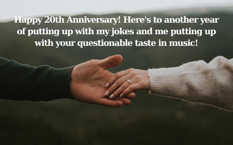 Funny 20th Anniversary Quotes