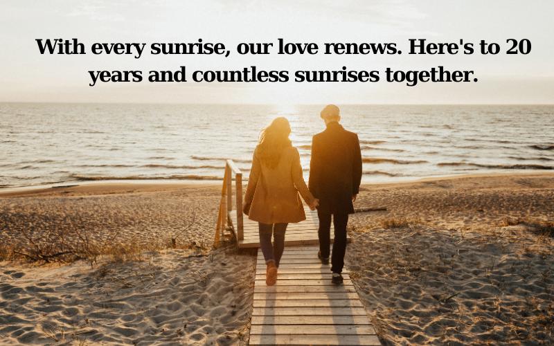 Heartfelt 20th Anniversary Quotes for Partners