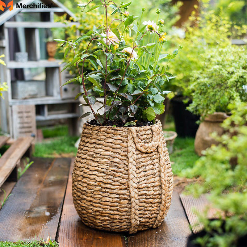 Cement Basket Planter