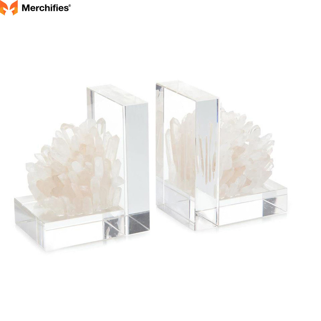 Crystal Bookends
