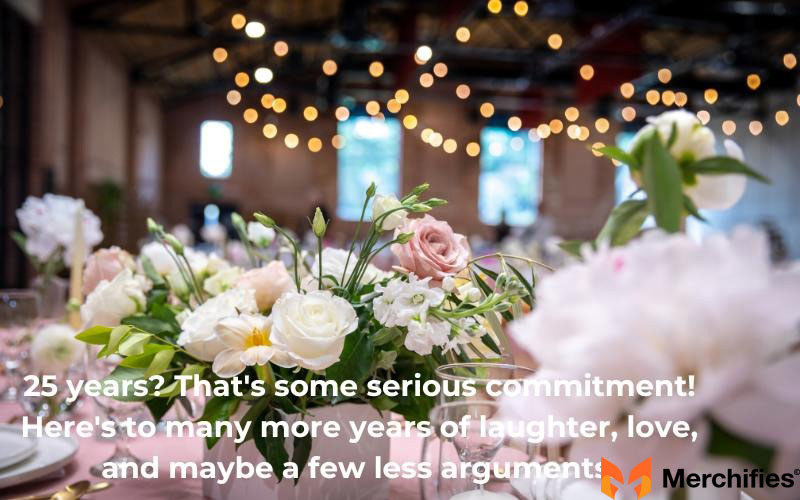 25th Wedding Anniversary Wishes