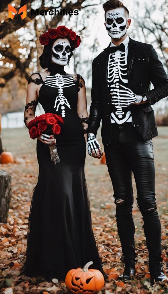 Couple's Costumes: Matching Spooky Outfits