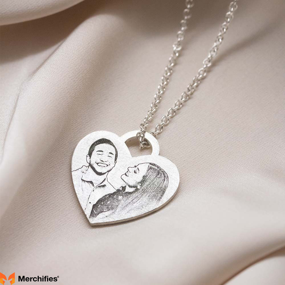 Photo Engraved Necklace
