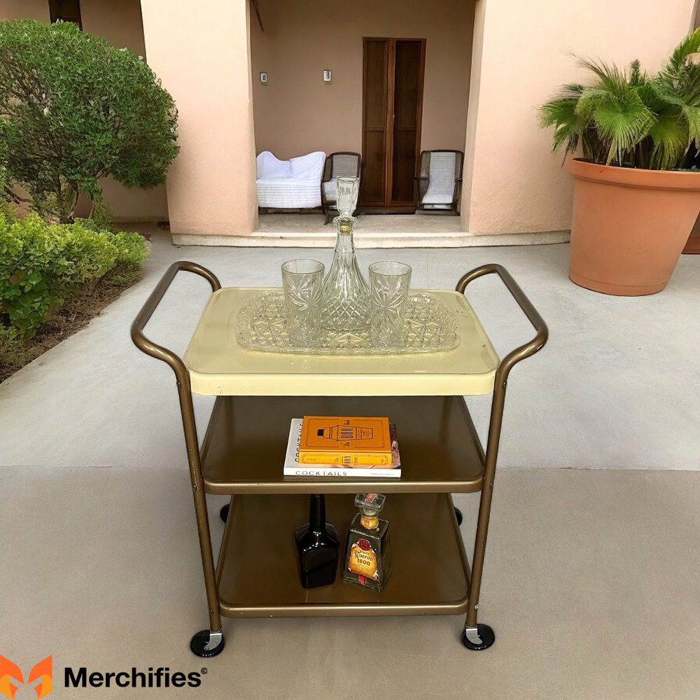 Classic Tin Serving Cart