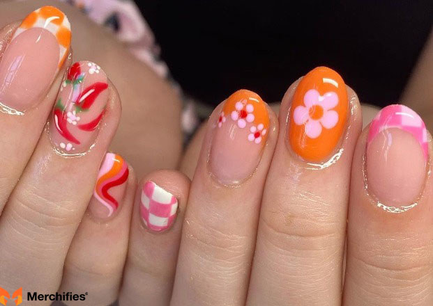 Checkerboard for nail