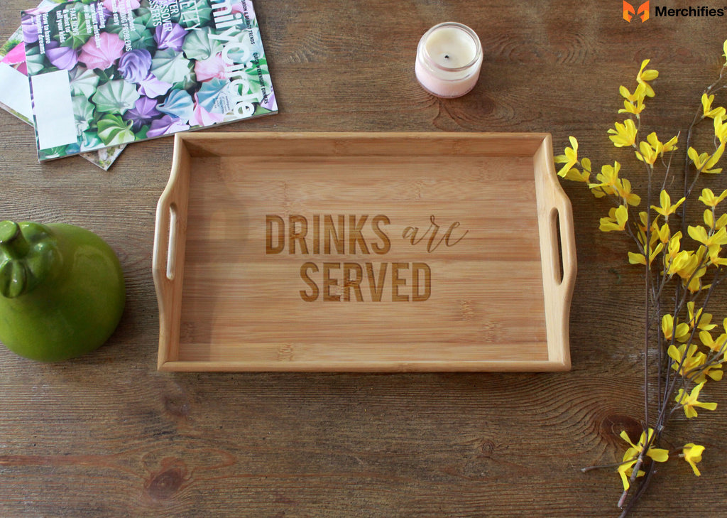 Engraved Wooden Tray