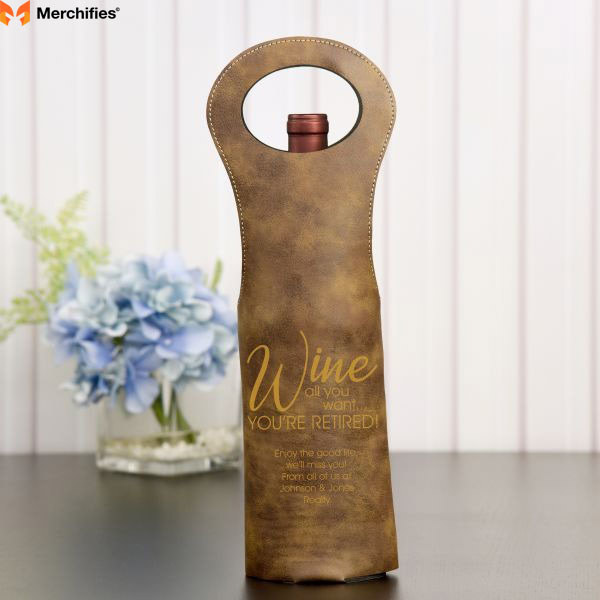 “Wine All You Want” Wine Bag