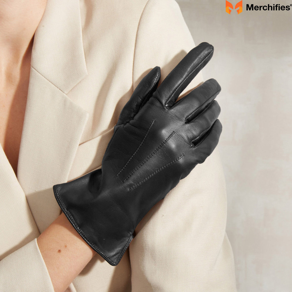 Leather Touchscreen Gloves