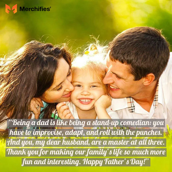 Best quotes for husband on father's day