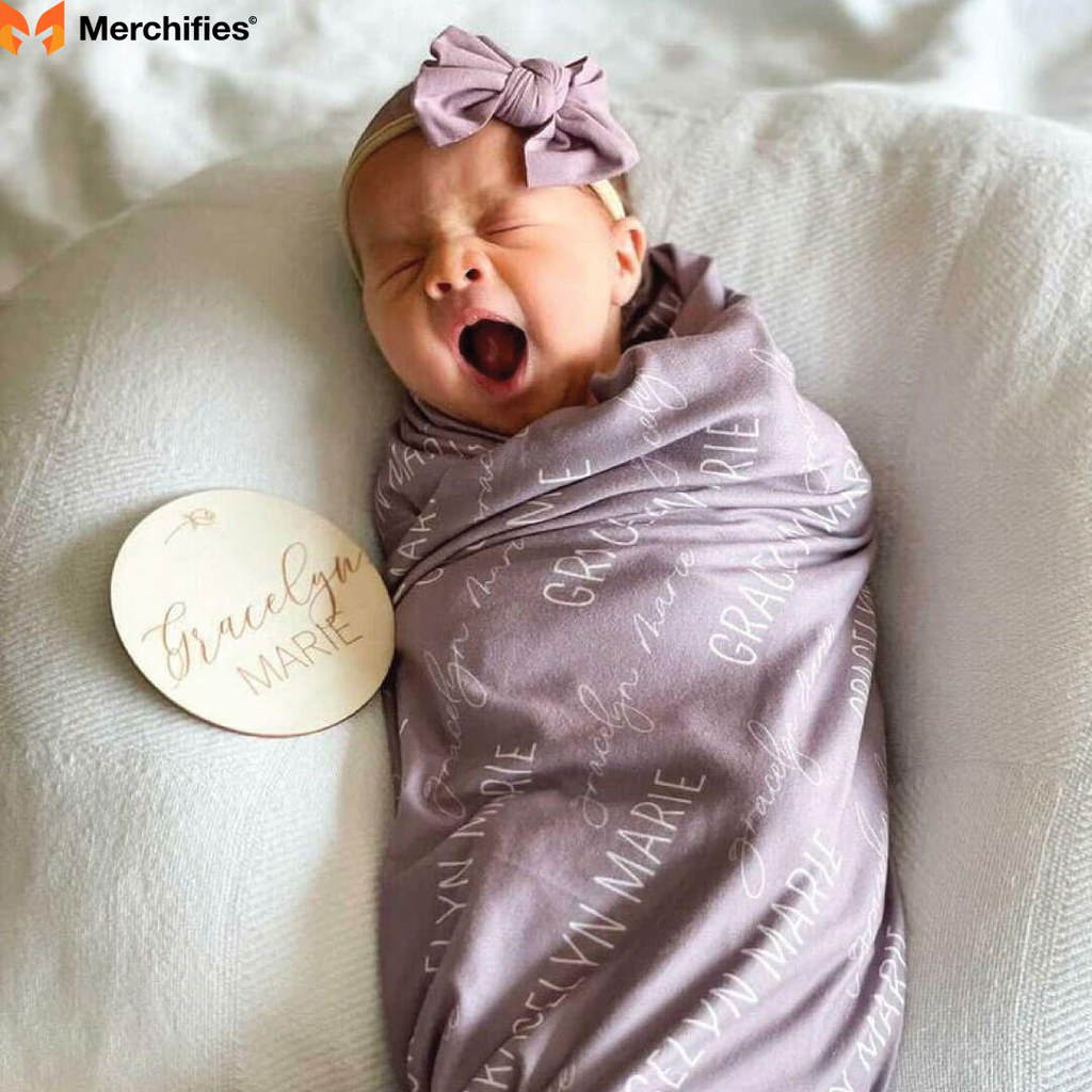 God Bless Our Babies Swaddle