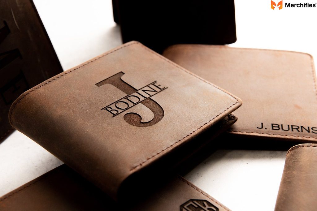 Personalized leather wallet