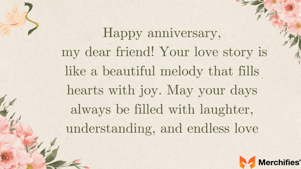 Happy Wedding Anniversary Wishes For Friend