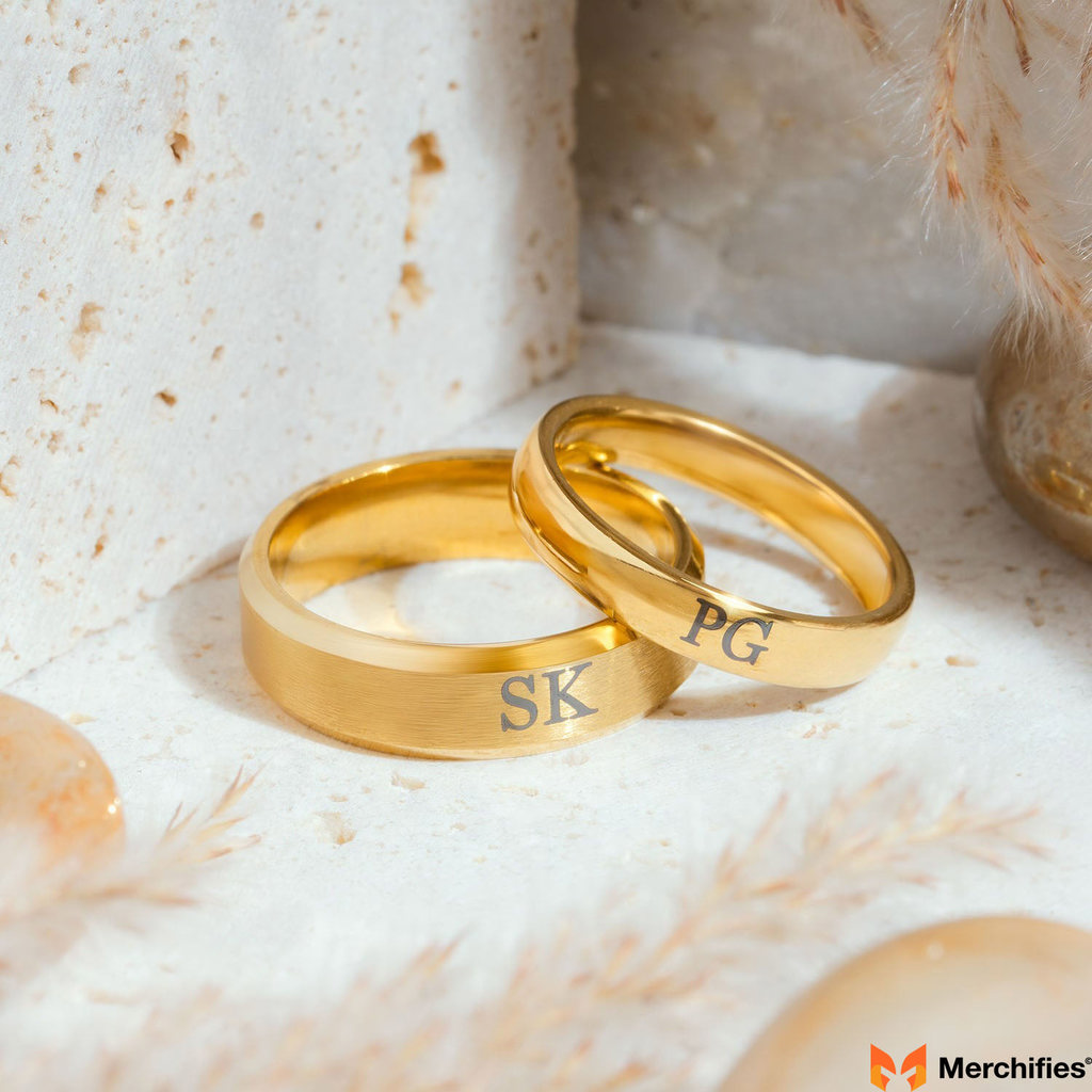 A pair of wedding rings