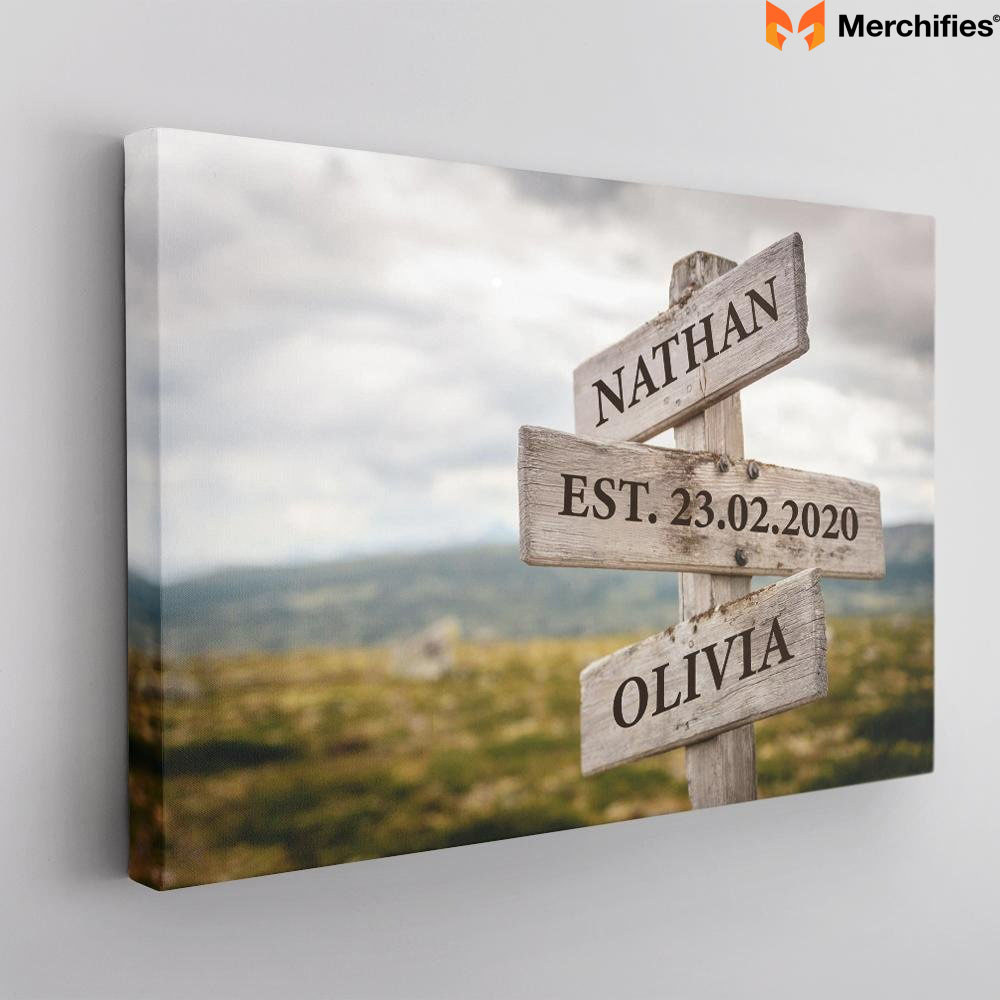Street Signs Canvas Print