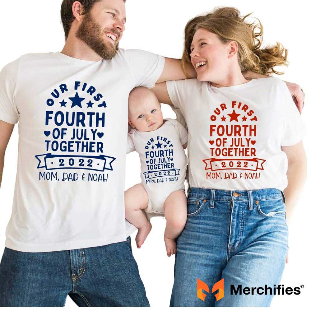 family matching 4th of july shirts