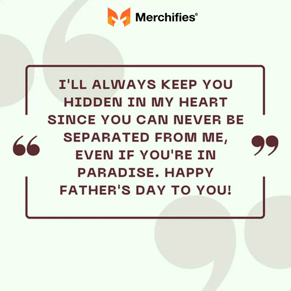 Father's Day in heaven poem