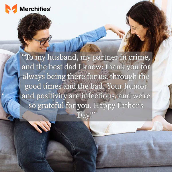 Father's day for husband quotes