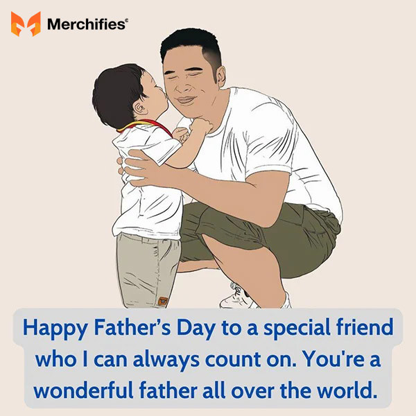 Fathers day message to a friend