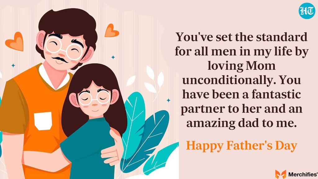 Father's Day Greetings for a Husband (from his Wife)