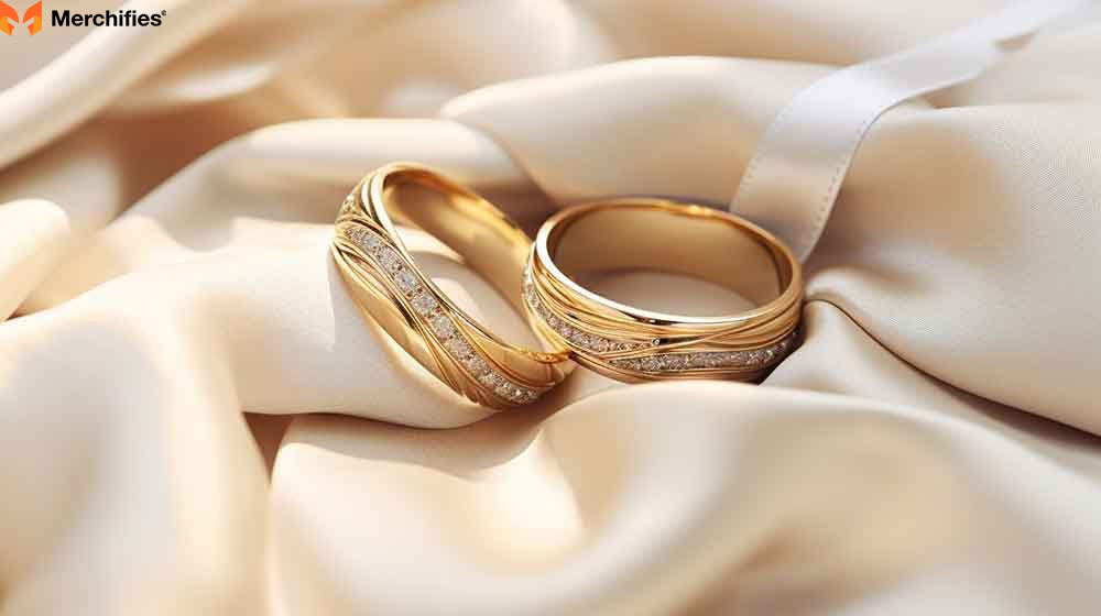 Gold jewelry for golden anniversary gifts