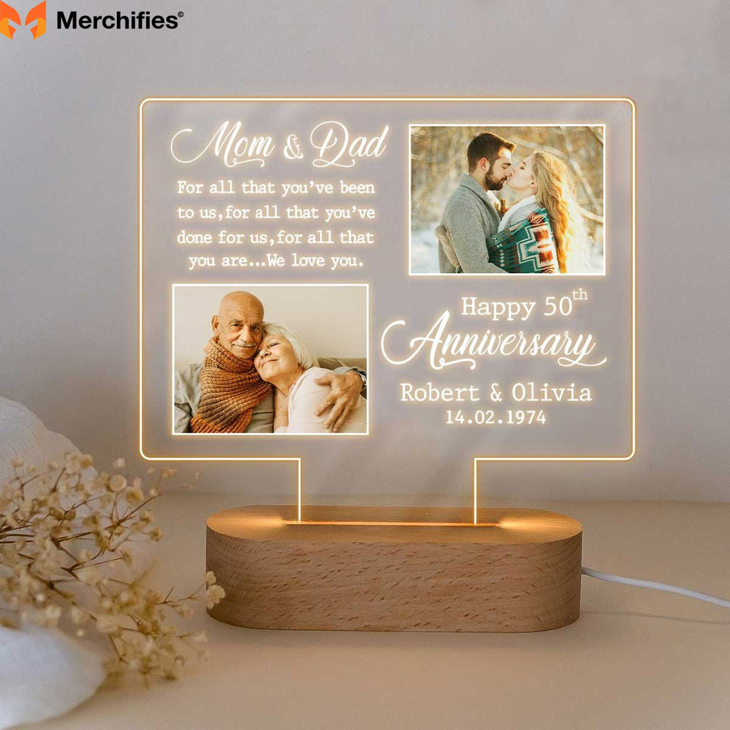 Personalized 50 year Anniversary Gifts
